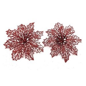 Christmas Glitter Clip Decorations 2 Pk