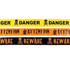 Fright Tape Halloween Decoration 3 Pack