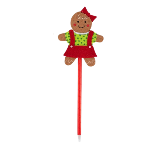 Christmas Festive Designs Gingerbread Man Design Pen Assorted