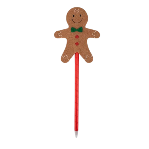 Christmas Festive Designs Gingerbread Man Design Pen Assorted