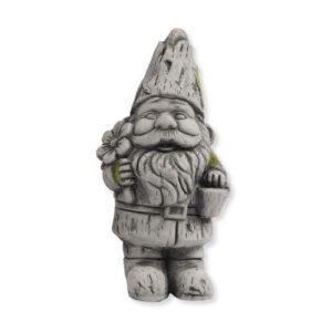 Rustic Stone Novelty Garden Gnome H17cm