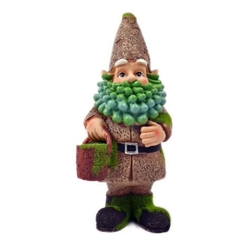 Large Bearded Grass Garden Gnome H26cm