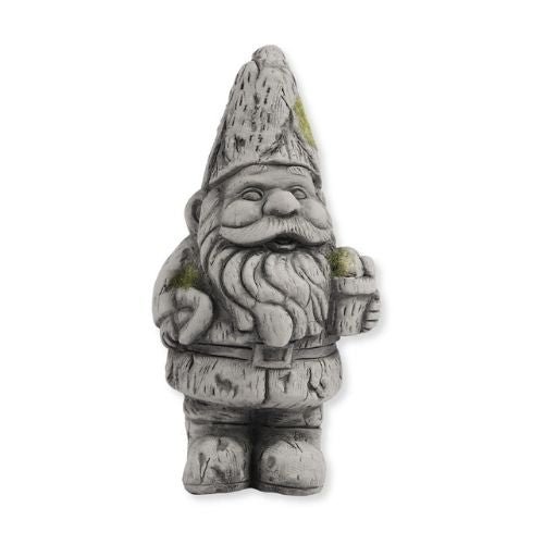 Rustic Stone Novelty Garden Gnome H17cm