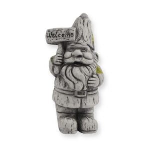 Rustic Stone Novelty Garden Gnome H17cm