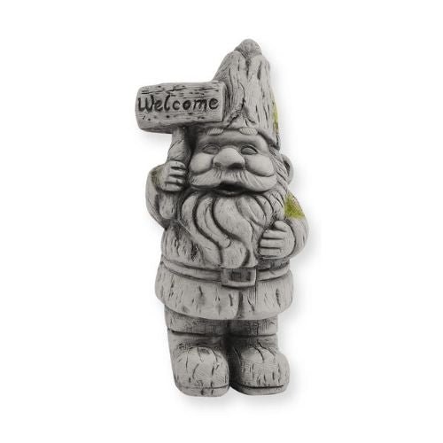 Rustic Stone Novelty Garden Gnome H17cm