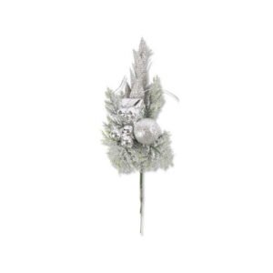 Glitter Berry & Box Pick Christmas Decoration