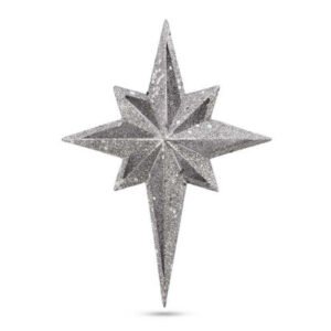 Hanging Star Christmas Decoration Assorted Colours