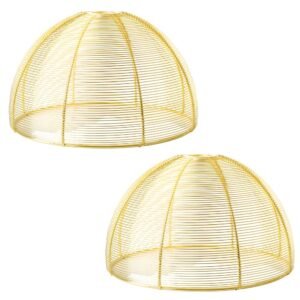 Gold Dome Metal Lampshade Assorted Packs