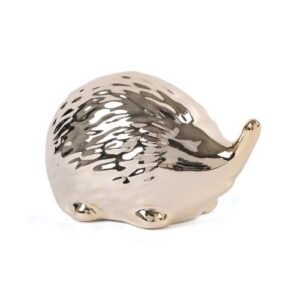 Gold Christmas Hedgehog Ornament Decoration