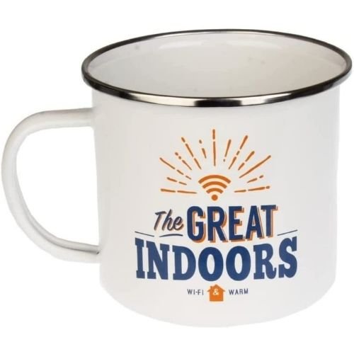 Enamel Personalised Coffee Mug The Great Indoors