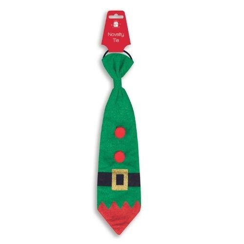 Christmas Character Novelty Long Tie Assorted Designs