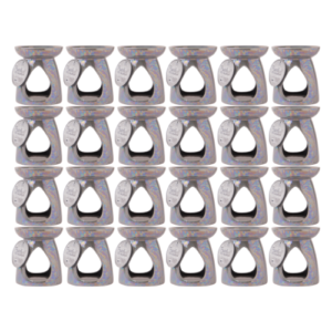 Deluxe Teardrop Pearlised Oil and Wax Melt Burner 14cm Assorted Colours