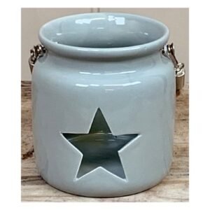 Ceramic Star Tealight Holder Assorted Colours