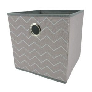 Home Collection Foil Zig Zig Storage Box