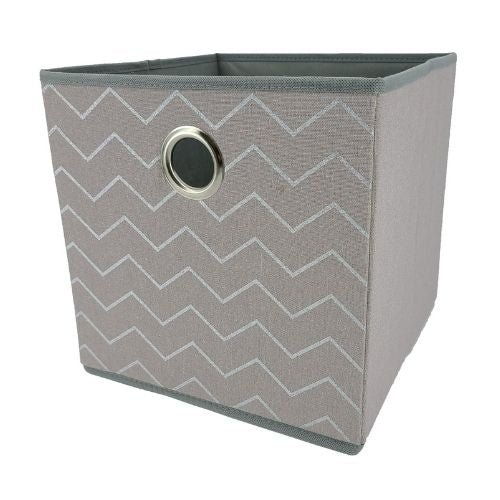 Home Collection Foil Zig Zig Storage Box