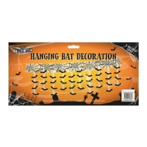 Halloween Hanging Bat Decoration 3 Metres