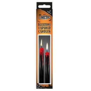 Halloween Bleeding Tapered Candles 2pk