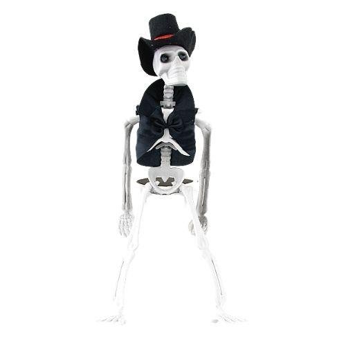 Halloween Groom Skeleton Plastic Decoration