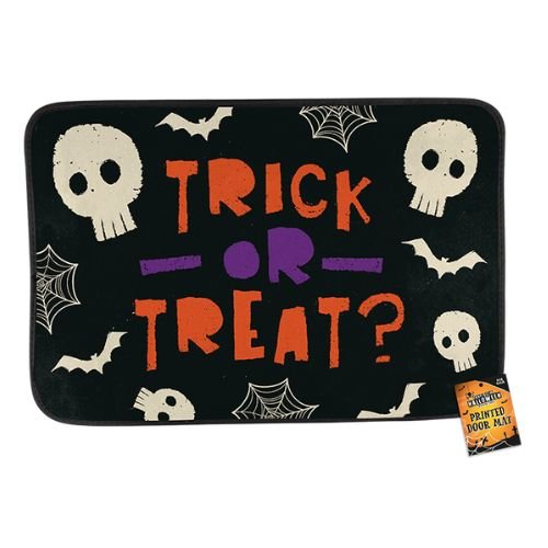 Halloween Printed Door Mat Assorted Styles 60x40cm