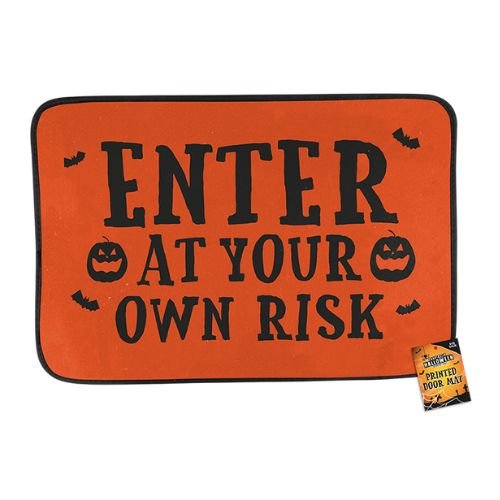 Halloween Printed Door Mat Assorted Styles 60x40cm