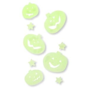 Halloween Glow In The Dark Pumpkin Window Gel Clings