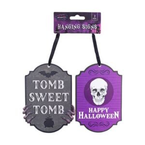 Halloween Hanging Signs 15cm x 10cm