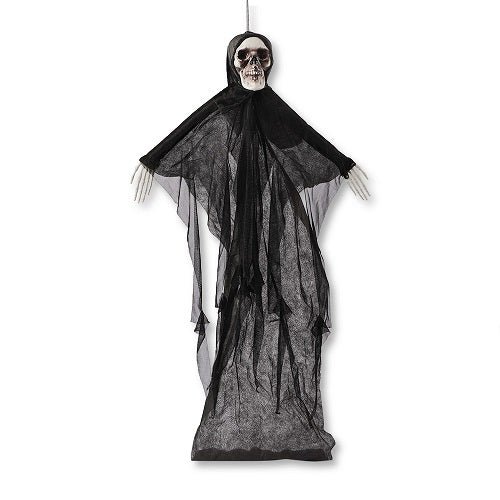 Halloween Hooded Floating Skeleton L36in