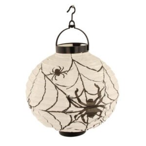Halloween Indoor Spider Lantern 20cm