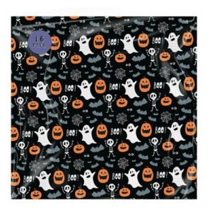 Halloween Printed 2 Ply Napkins 16 Pack, Kids