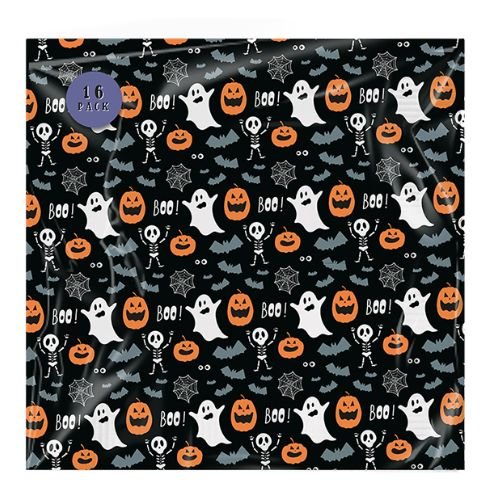 Halloween Printed 2 Ply Napkins 16 Pack, Kids