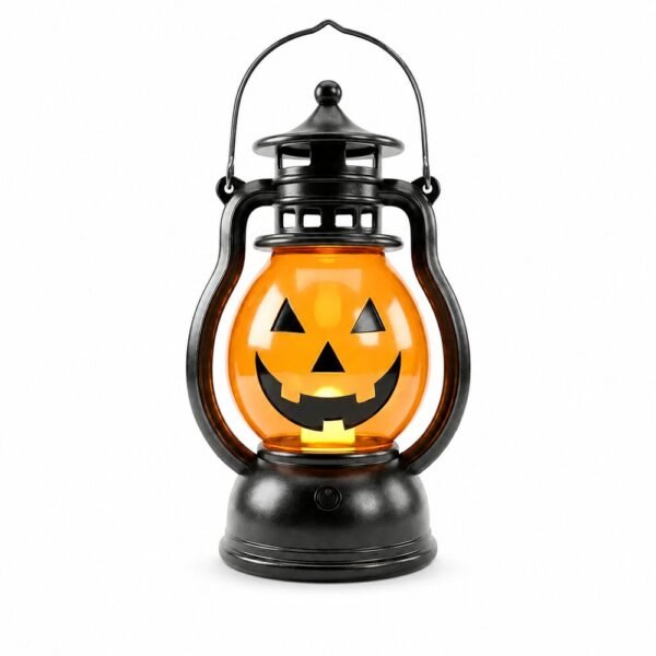 Halloween LED Pumpkin Lantern 12cm