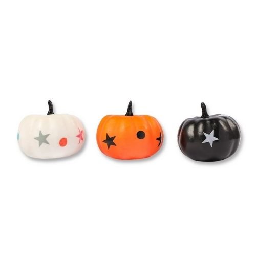 Halloween Mini Pumpkin Decorations 3 Pk