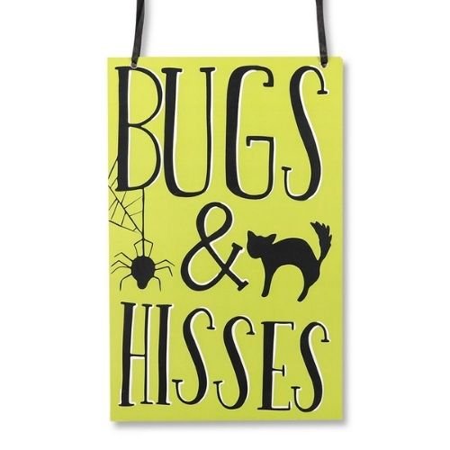 Bugs & Hisses Halloween Decorative Board