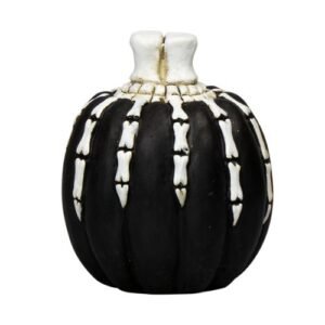 Halloween Cement Skeleton Pumpkin Decoration 10cm Assorted styles