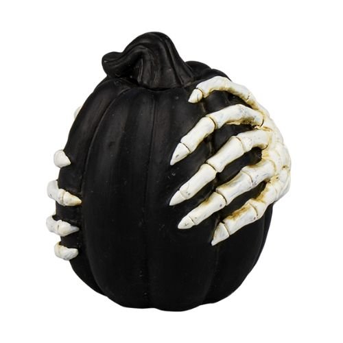 Halloween Cement Skeleton Pumpkin Decoration 10cm Assorted styles