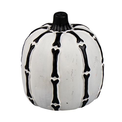 Halloween Cement Skeleton Pumpkin Decoration 10cm Assorted styles