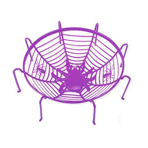 Halloween Haunted House Spiders Web Basket Assorted Colours