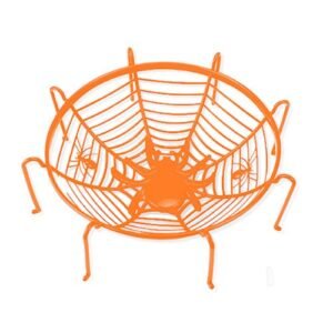Halloween Haunted House Spiders Web Basket Assorted Colours