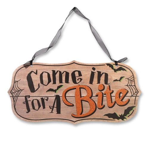 Halloween ‘Come In For A Bite’ Spooky Sign