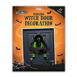 Halloween Hanging Witch Door Decoration Assorted Colours