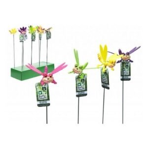 Happy Dragonfly On Garden Stake Decoration