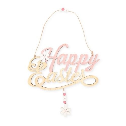 Happy Easter Hanging Wooden Sign