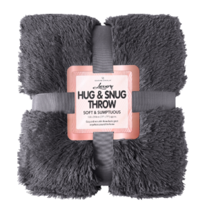 Hug & Snug Cozy Throw 150x200cm Assorted Colours