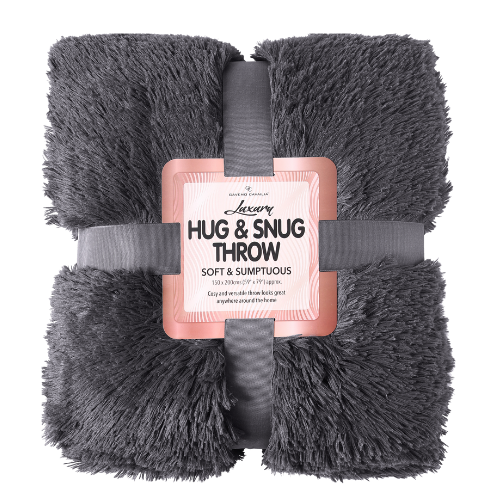 Hug & Snug Cozy Throw 150x200cm Assorted Colours