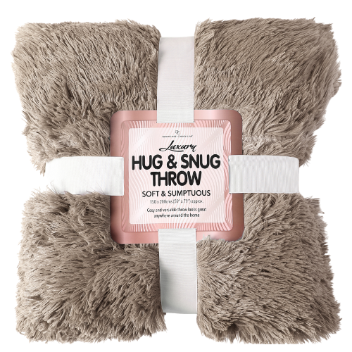 Hug & Snug Cozy Throw 150x200cm Assorted Colours