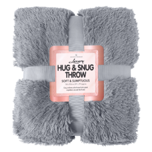 Hug & Snug Cozy Throw 150x200cm Assorted Colours