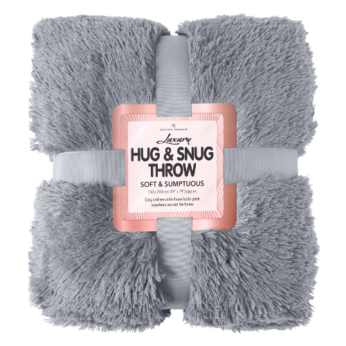 Hug & Snug Cozy Throw 150x200cm Assorted Colours