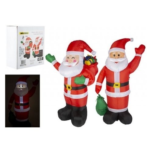 LED Light Up Inflatable Waving Santa 190cm