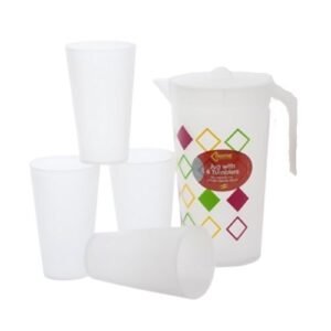 Home Connection Jug With 4 Tumblers