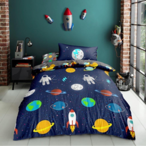 Kids Printed Duvet Cover Set Single Size Assorted Designs
